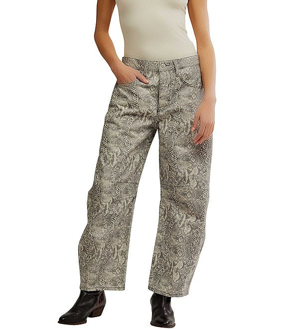 FREE PEOPLE The Good Luck Mid Rise Barrel