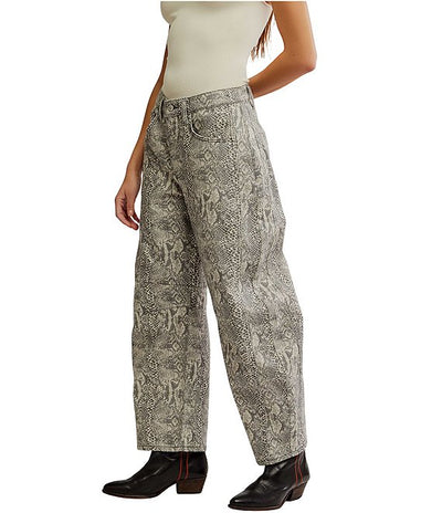 FREE PEOPLE The Good Luck Mid Rise Barrel