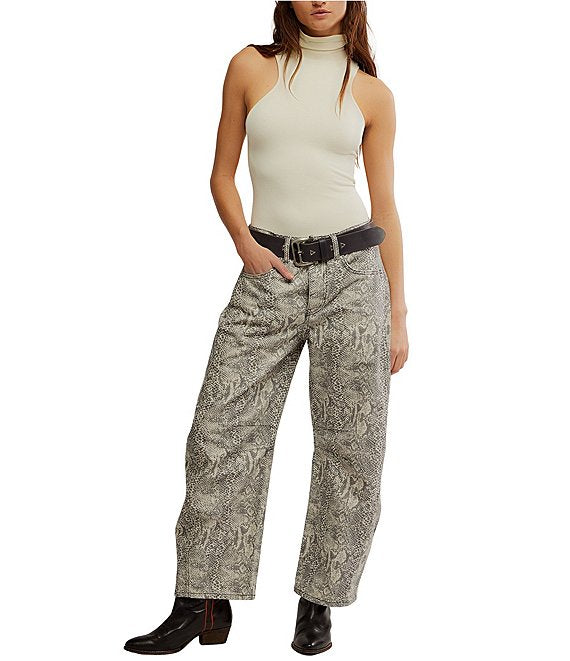 FREE PEOPLE The Good Luck Mid Rise Barrel