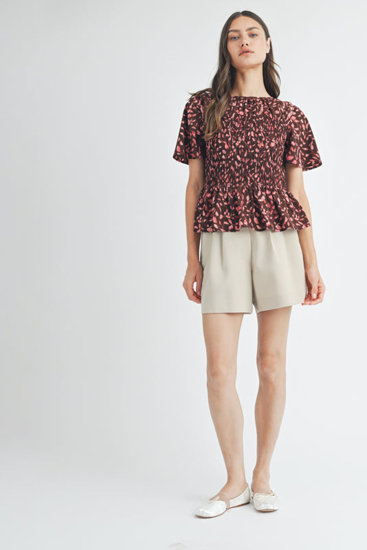 The Mara Peplum Blouse