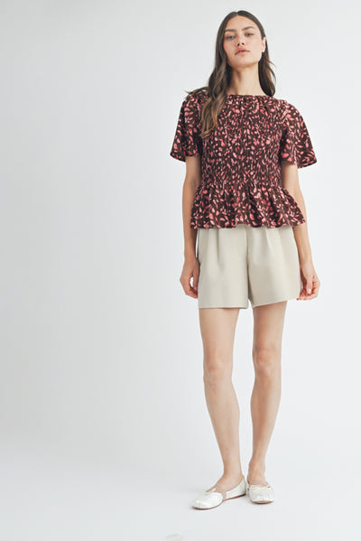 The Mara Peplum Blouse
