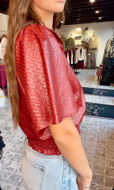 The Darian Textured Top