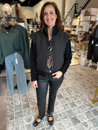 The Lara Mixed Media Jacket