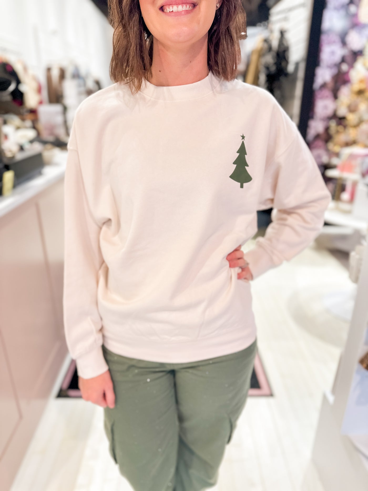 The Christmas Tree Graphic Sweatshirt