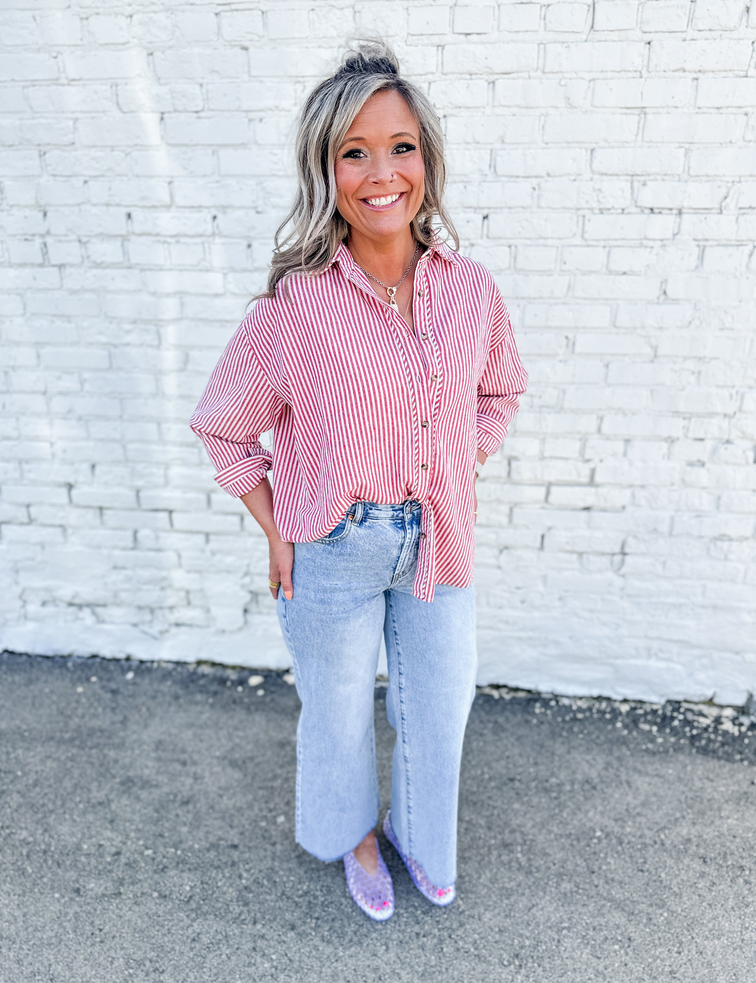 The Denver Wide Leg Crop by Habitual