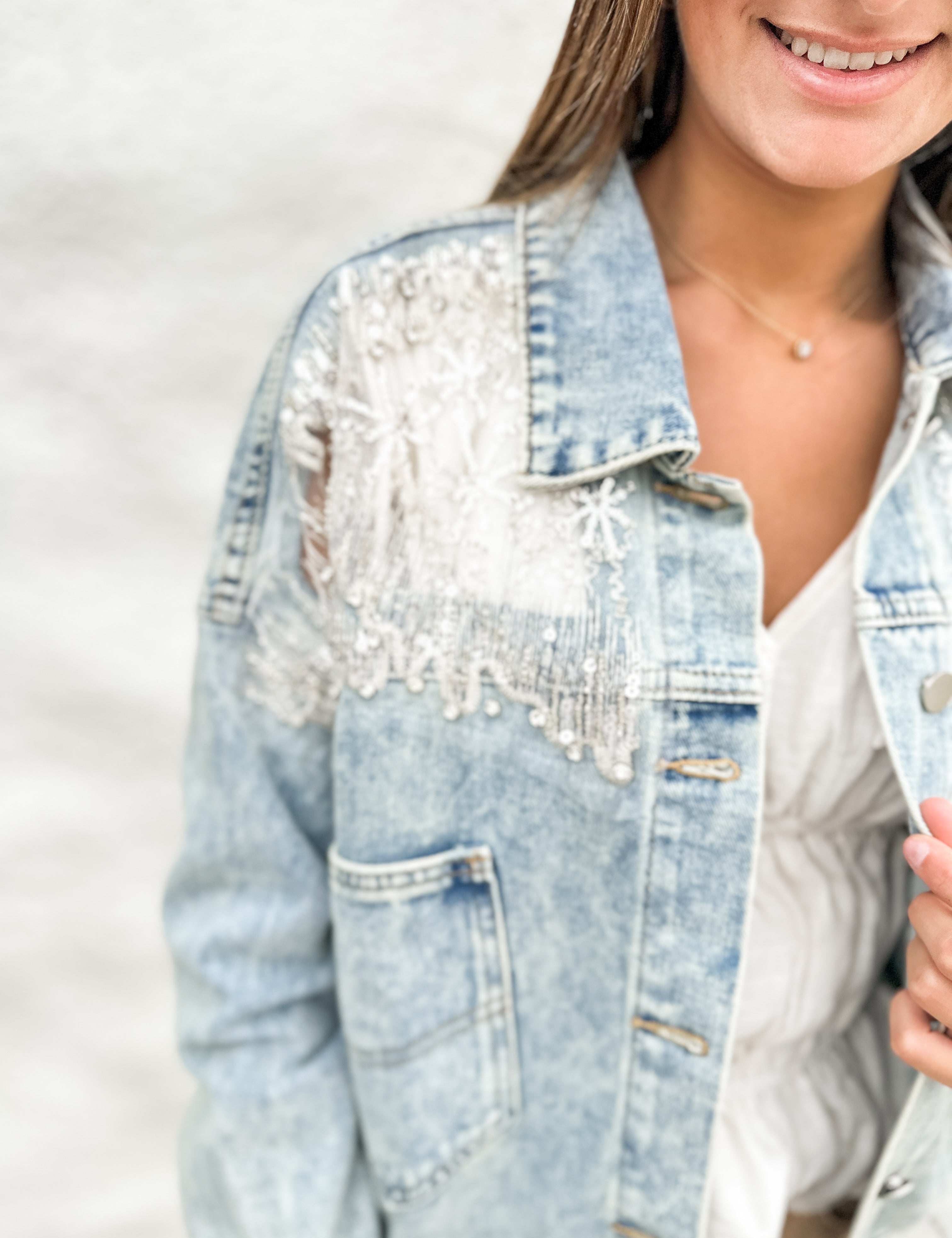 The Morgan Fringe Detail Jacket