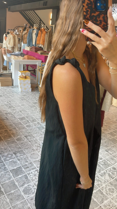 The Delaney Shoulder Twist Dress