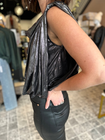 The Stacy Bubble Hem Top