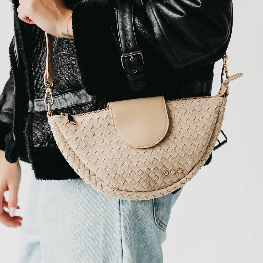 The Selena Suede Flap Crossbody
