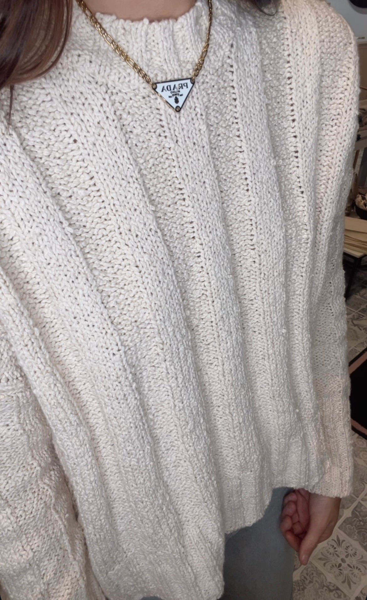 The Evelyn Cable Knit Sweater