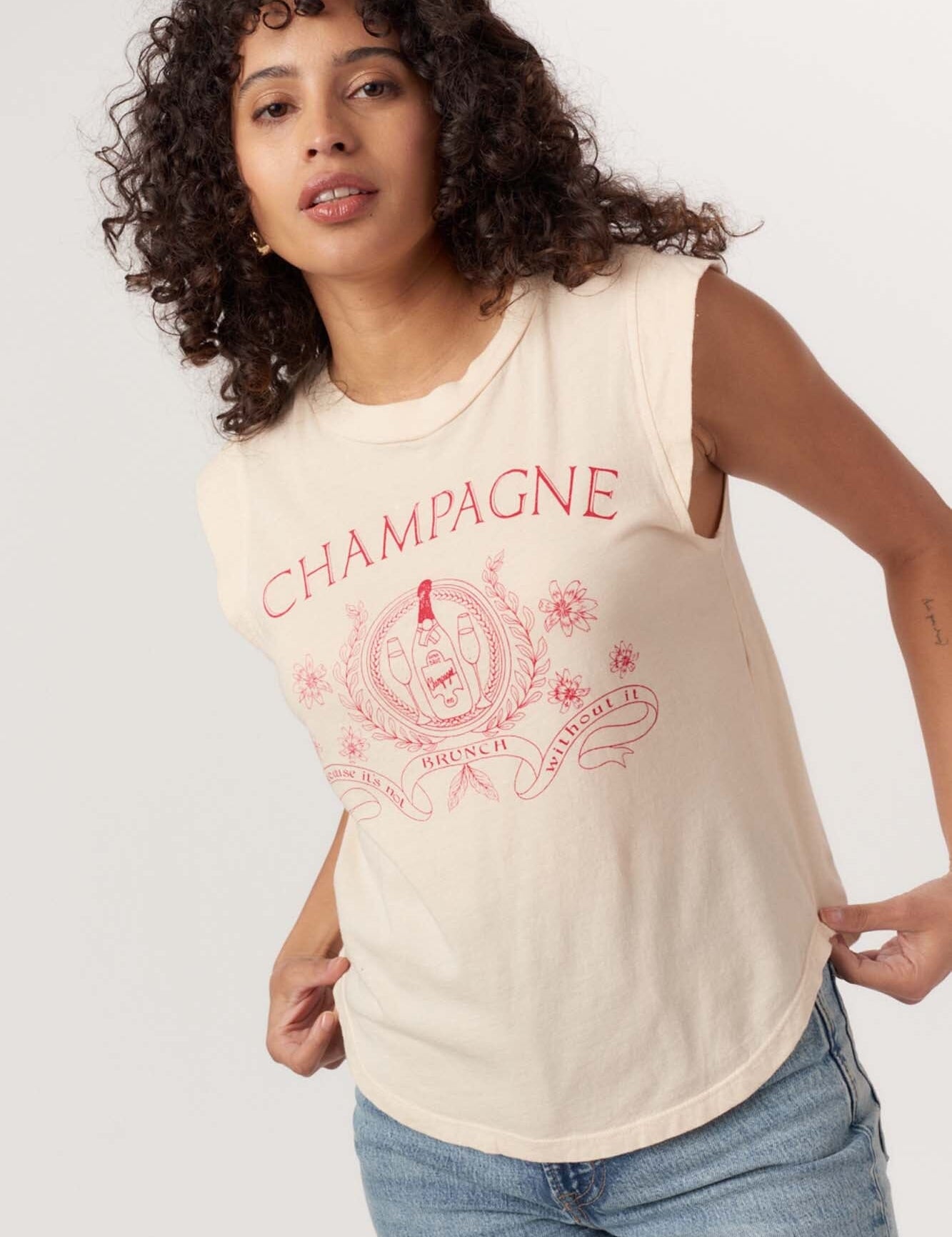 PROJECT SOCIAL TEE The Champagne Brunch Muscle Tank