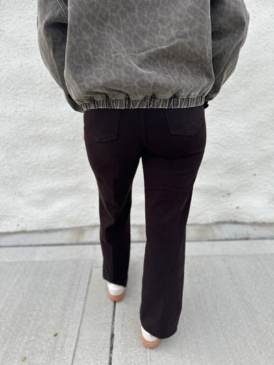 The Lexi Leopard Bomber Jacket