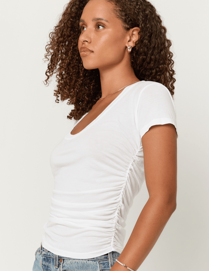 PROJECT SOCIAL T The Sandrine Scoop Neck Tee