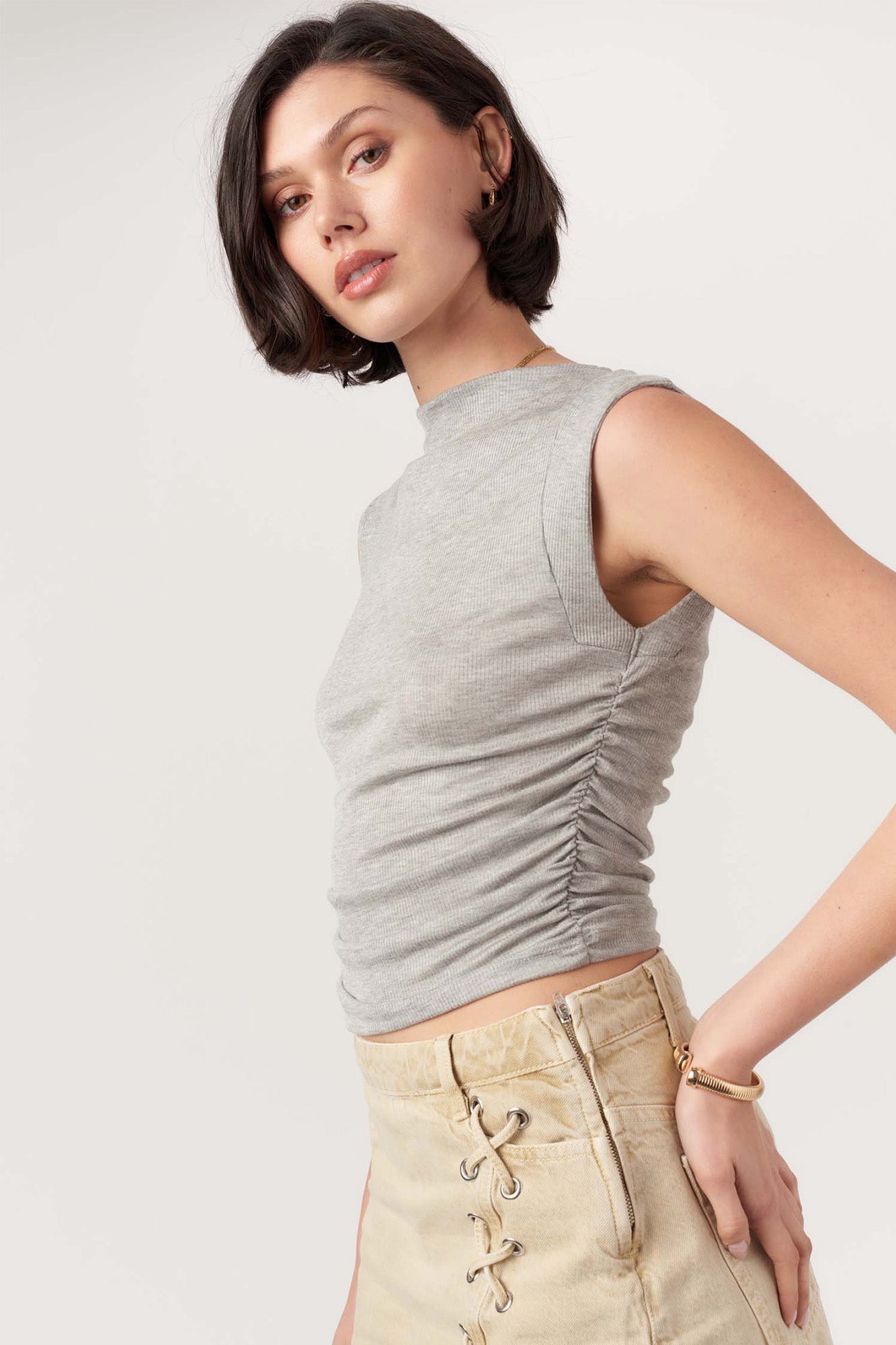 PROJECT SOCIAL TEE The Caspia Rib Tank