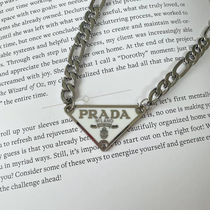 The Repurposed Vintage Prada Necklace