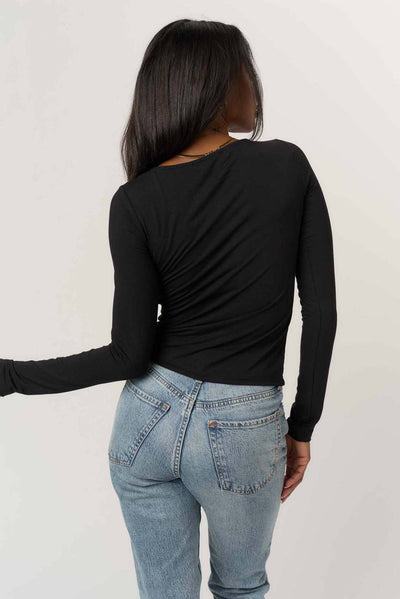 PROJECT SOCIAL TEE The Rosa Twist Front Longsleeve