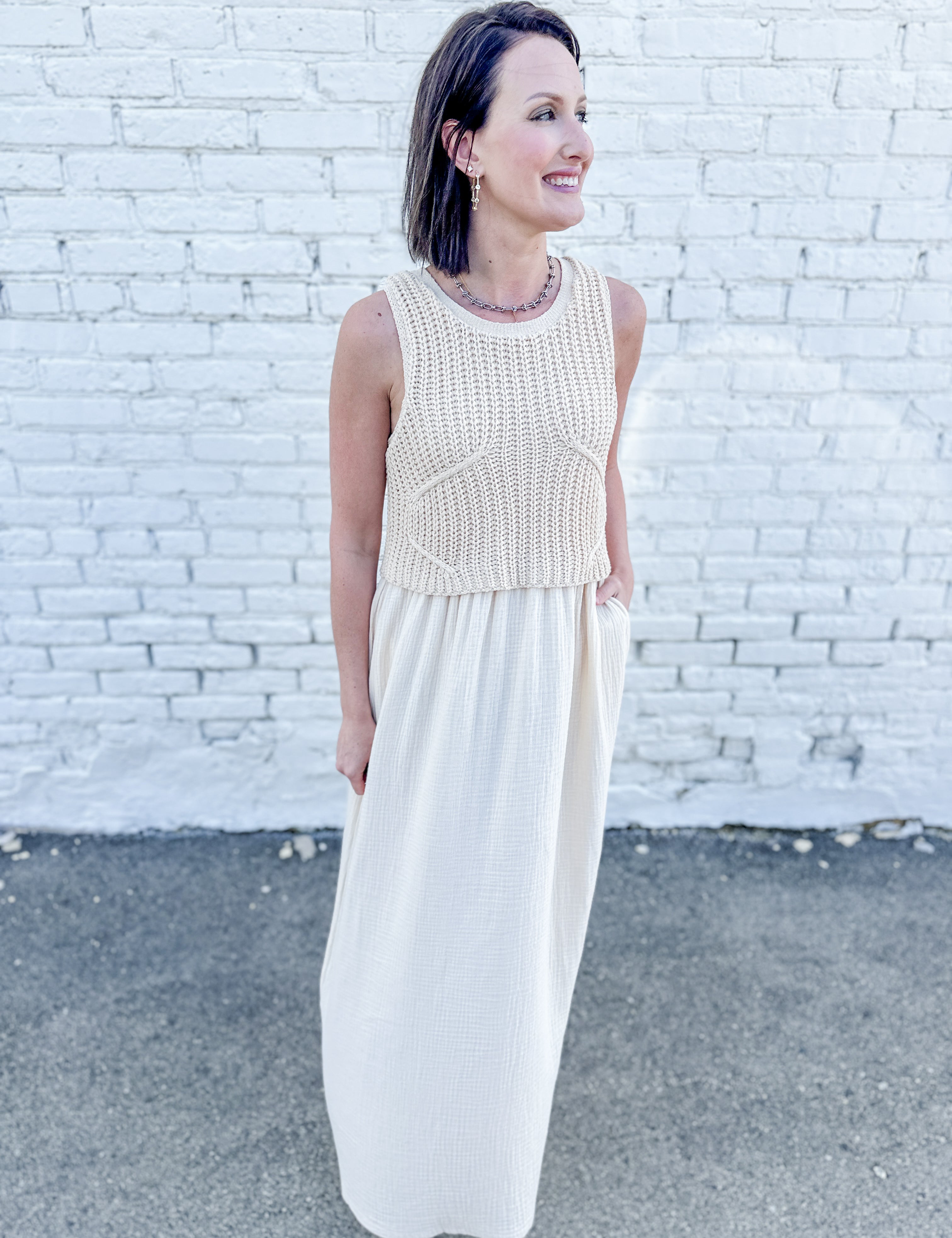 The Hallie Crochet Dress