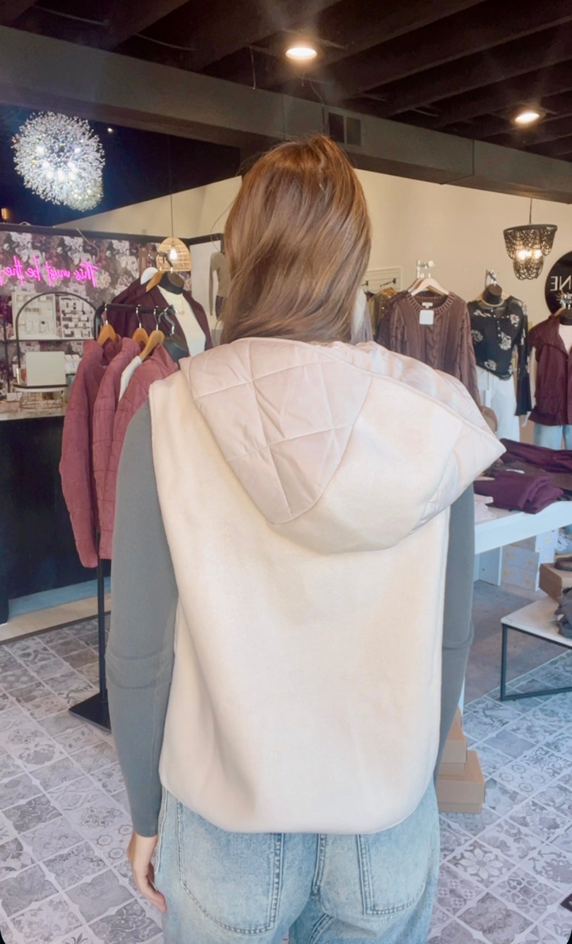 The Evangeline Quilted Puffer Vest