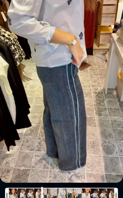 DAZE The Cozy Jean Wide Leg Pull On