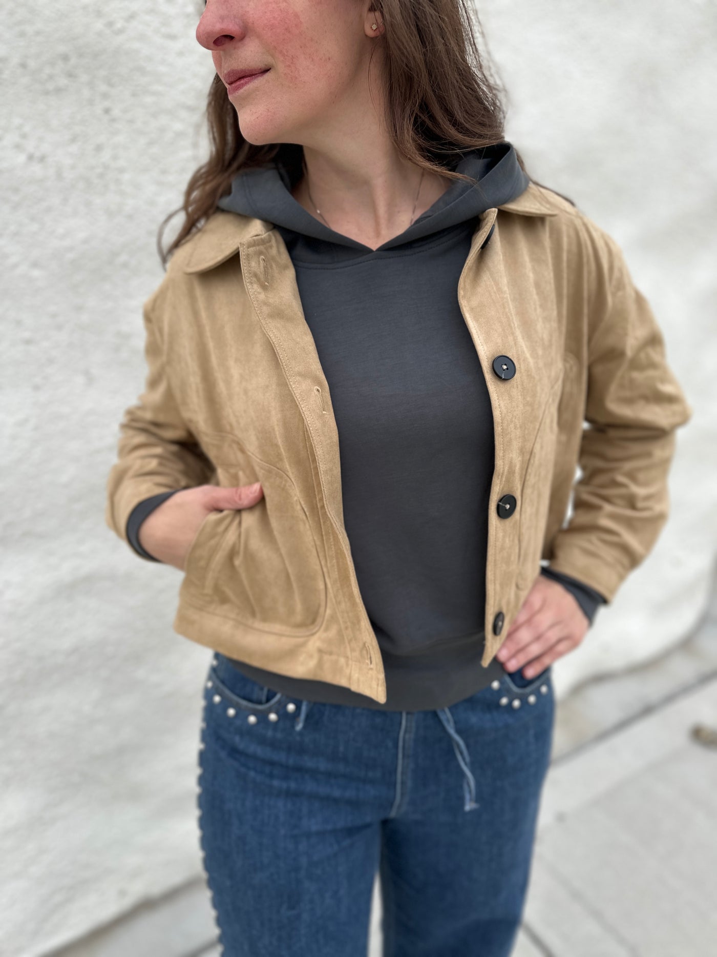 The Kellen Suede Jacket