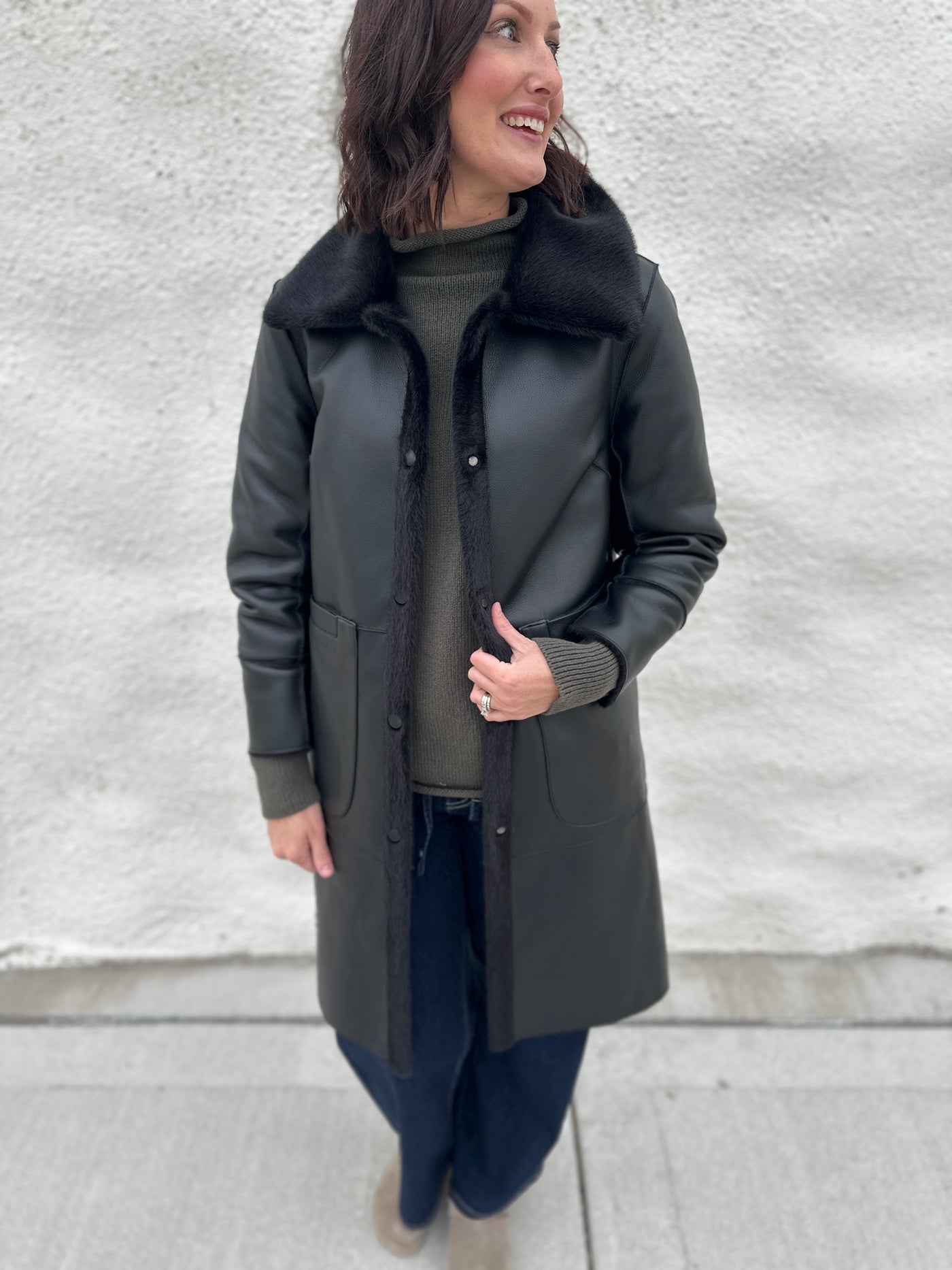 LOVE TOKEN The Austin Reversible Coat