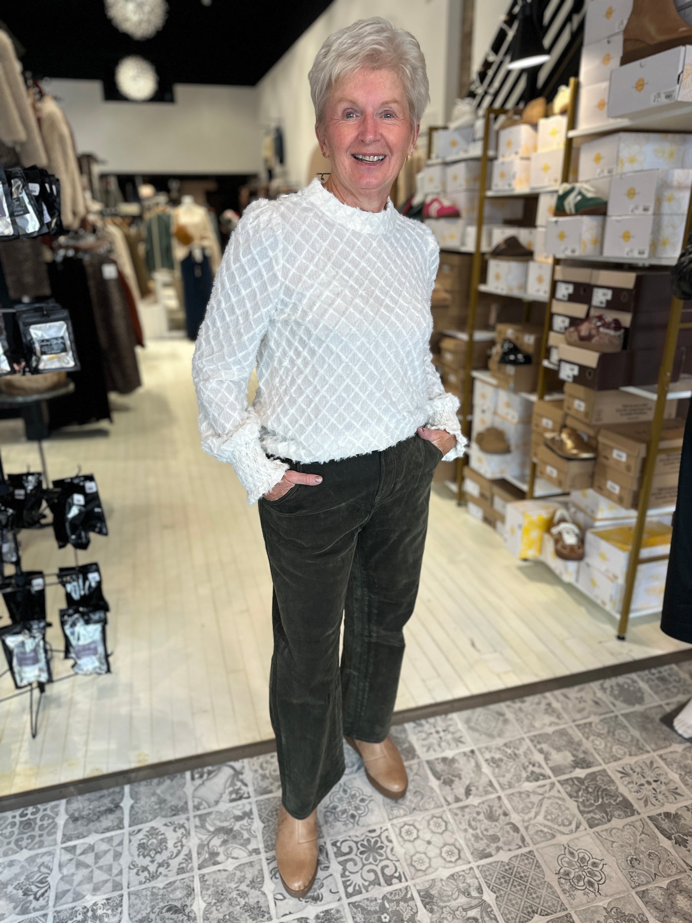 The Karmen Fuzzy Sweater Top