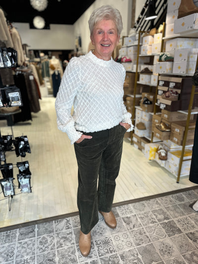 The Karmen Fuzzy Sweater Top