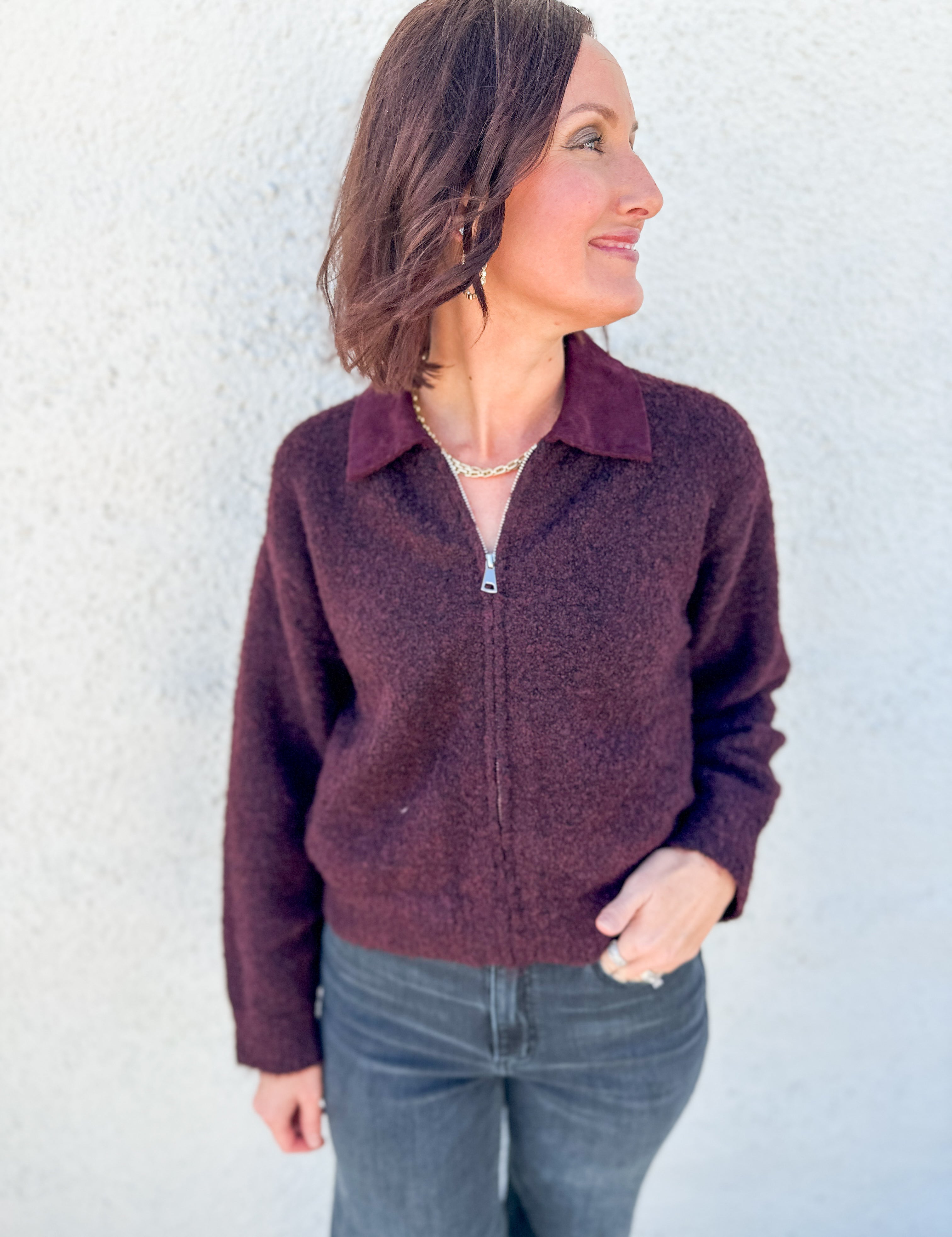 The Sasha Knit Jacket by Kut from the Kloth