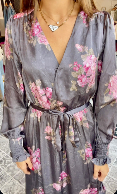 The Miah Floral Midi Dress
