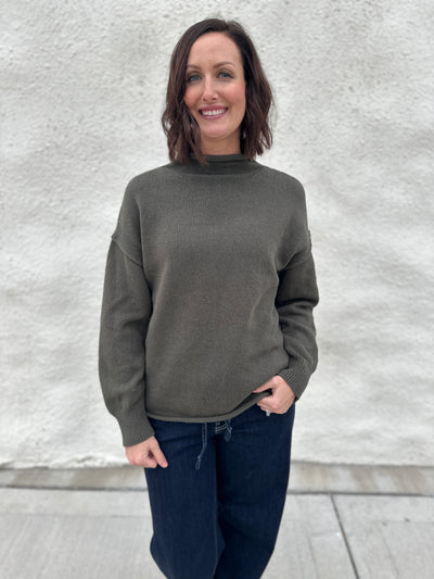 FREE PEOPLE The WTF Torres Roll Neck Sweater