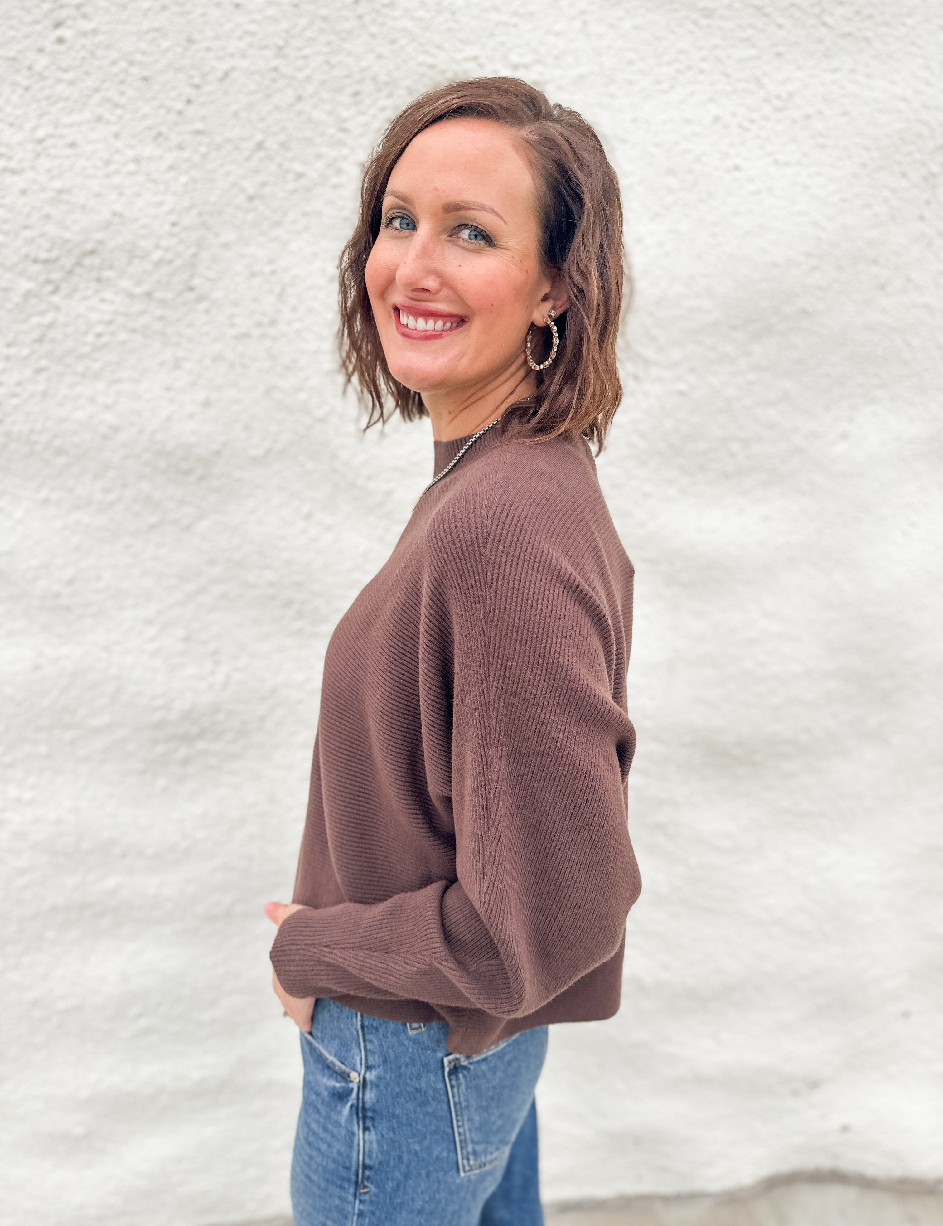 The Ashley Dolman Sleeve Sweater