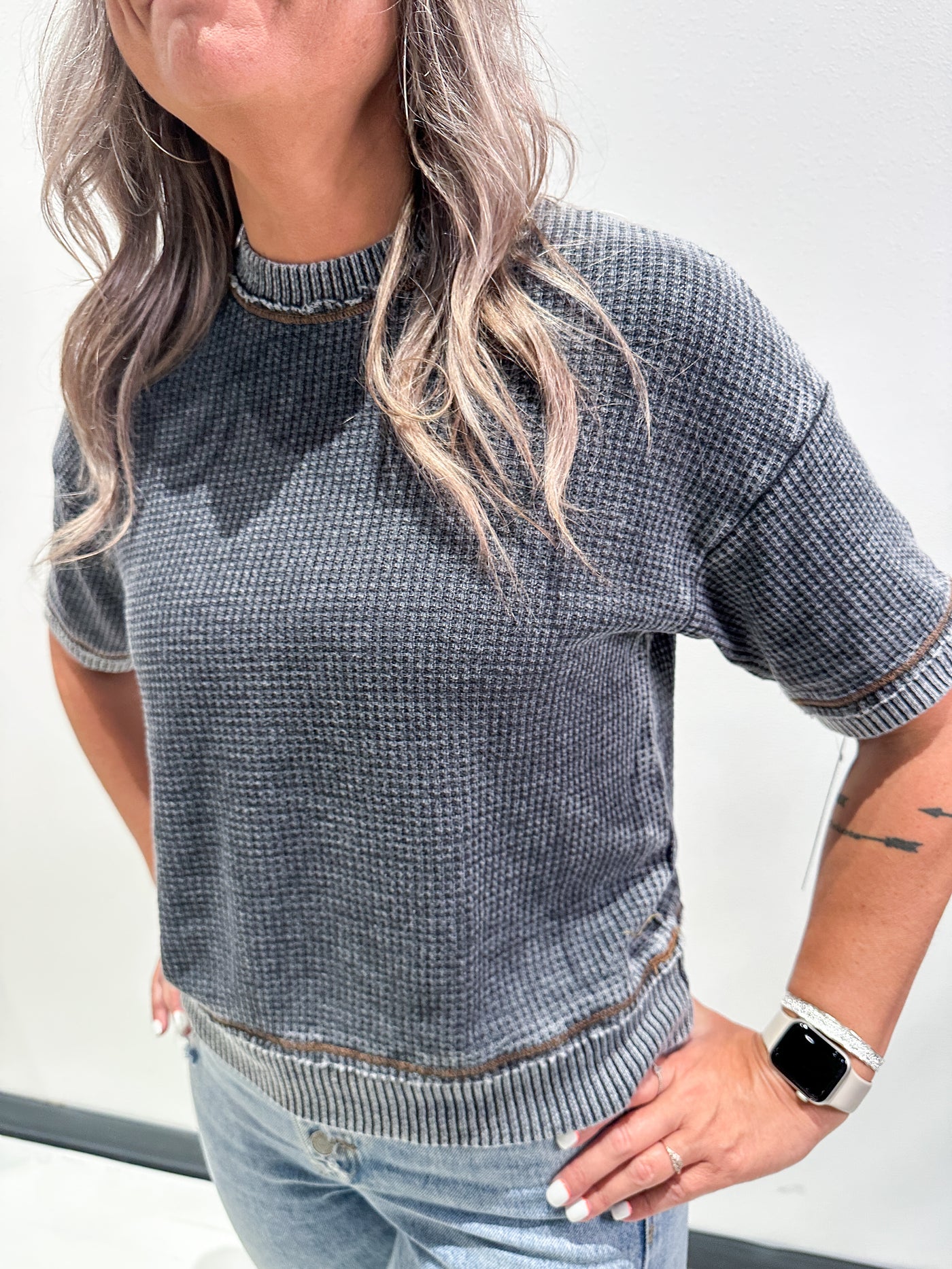 PROJECT SOCIAL TEE The Sage Burnout Thermal Tee
