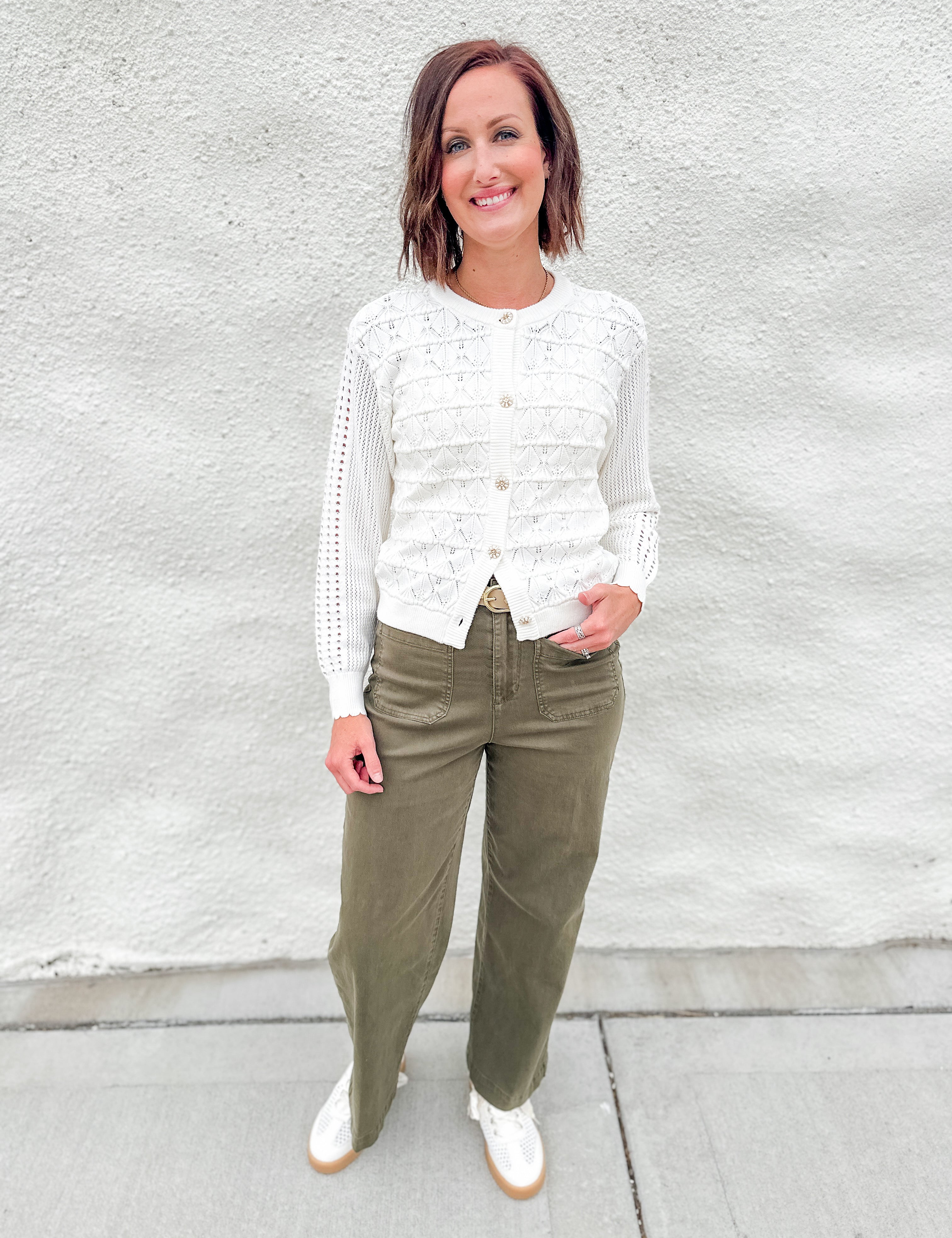 CURRENT AIR The Rosalynn Cardigan