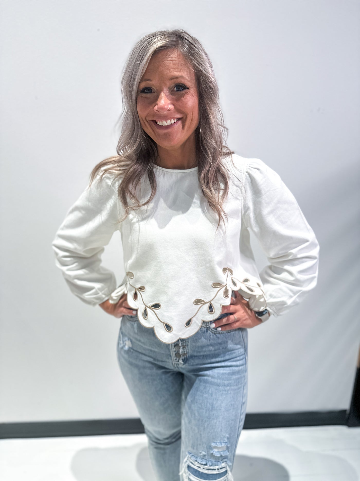 The Evie Detail Blouse
