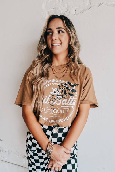 The Lil Bit Batty Camel Tee