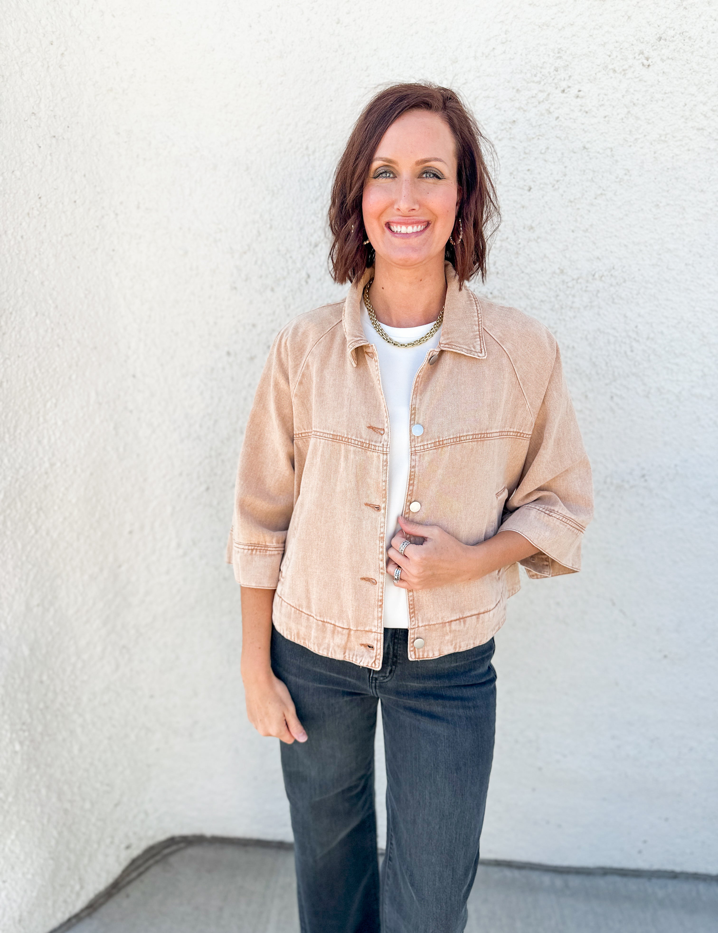The Blaire Cropped Utility Jacket