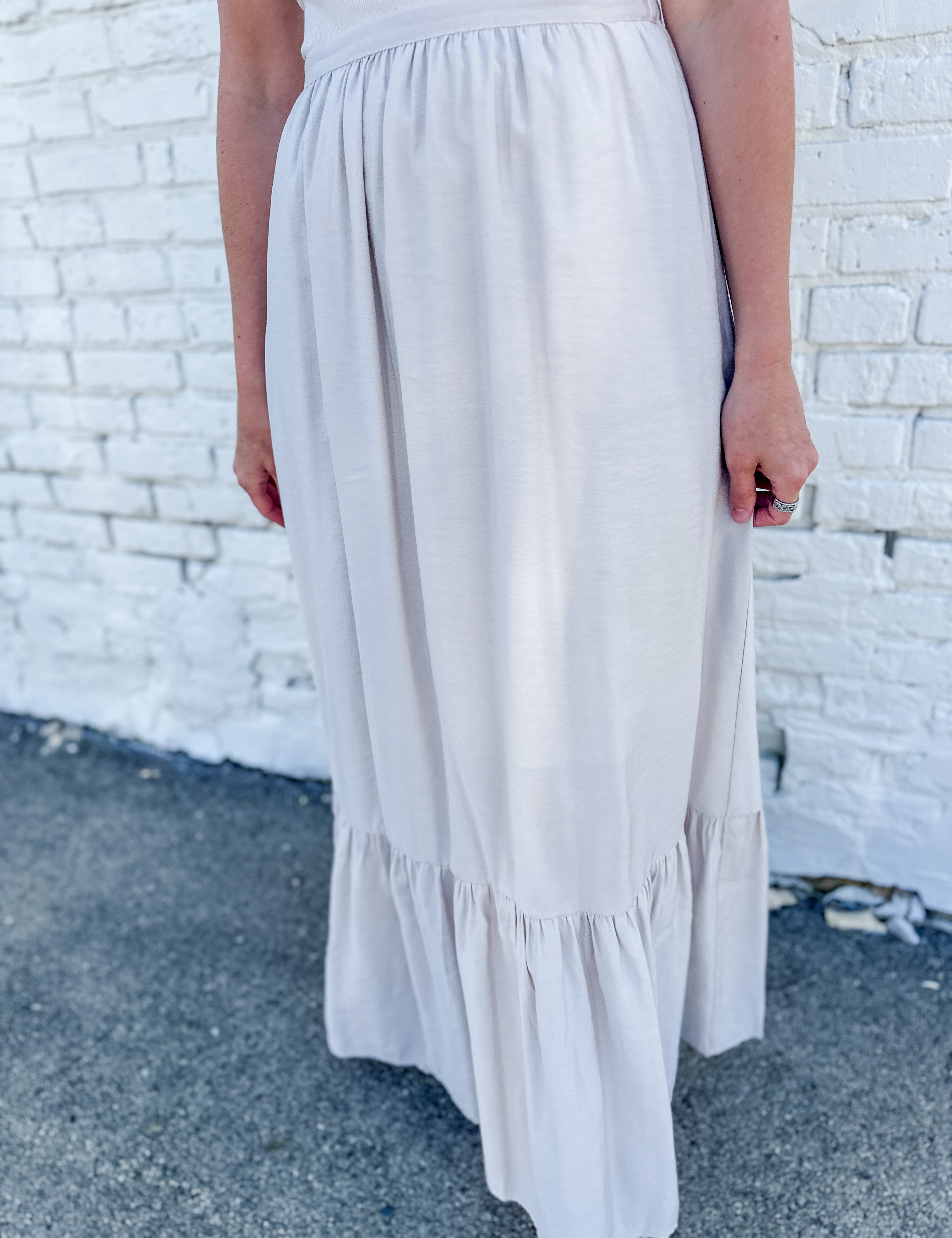 The Shelby Tiered Tank Dress by Another Love