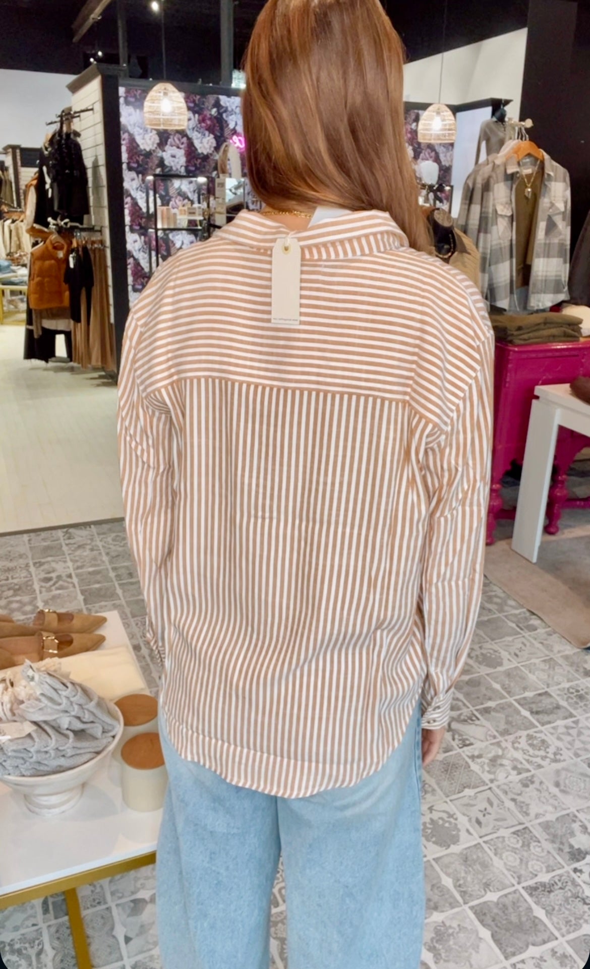 The Iris Button Down Top