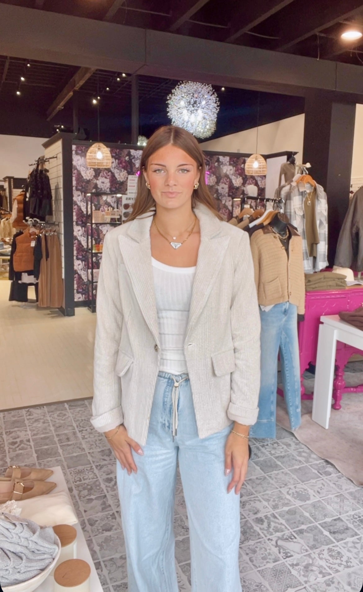 The Finley Velvet Corduroy Blazer