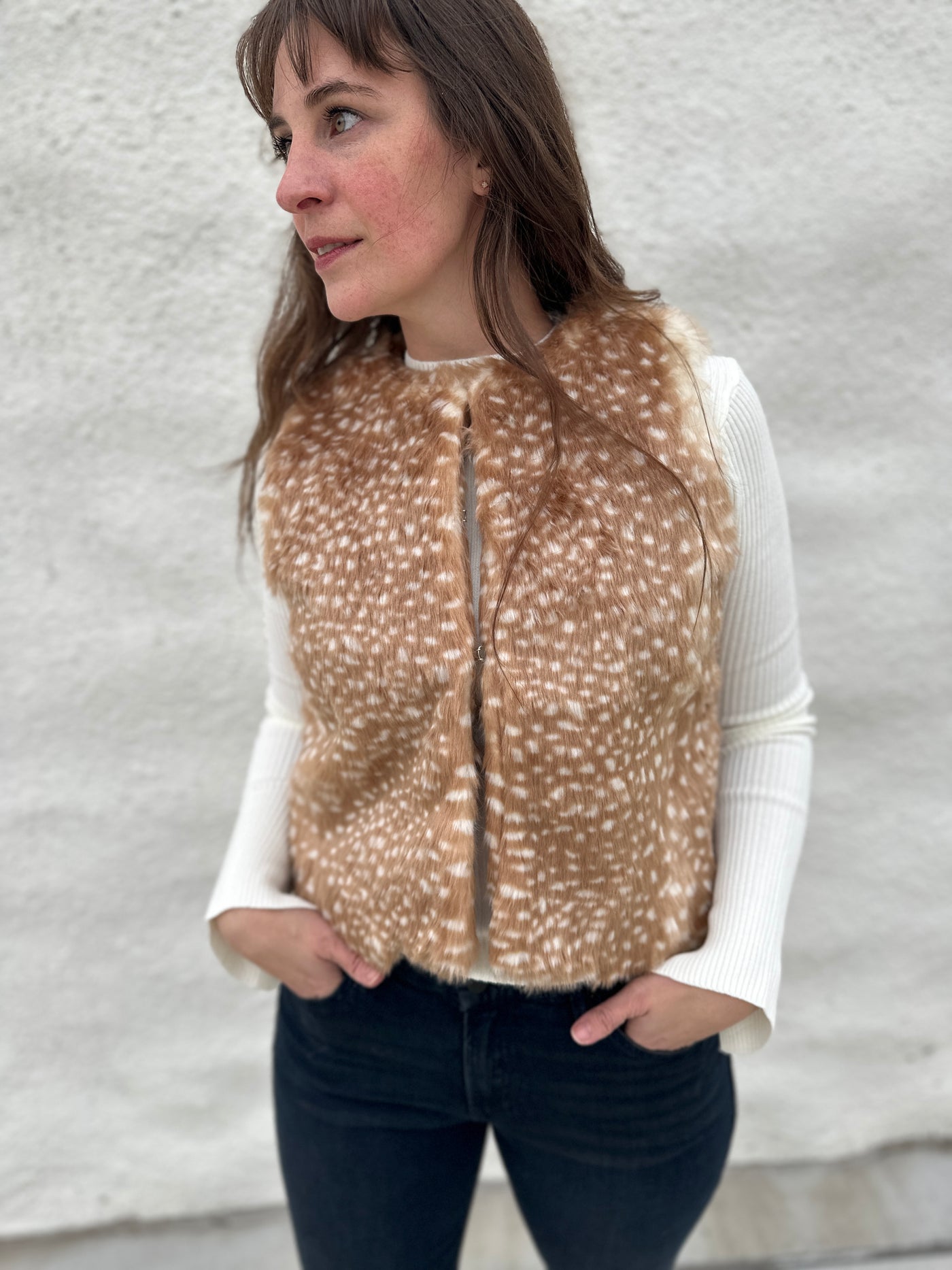 The Bambi Faux Fur Vest