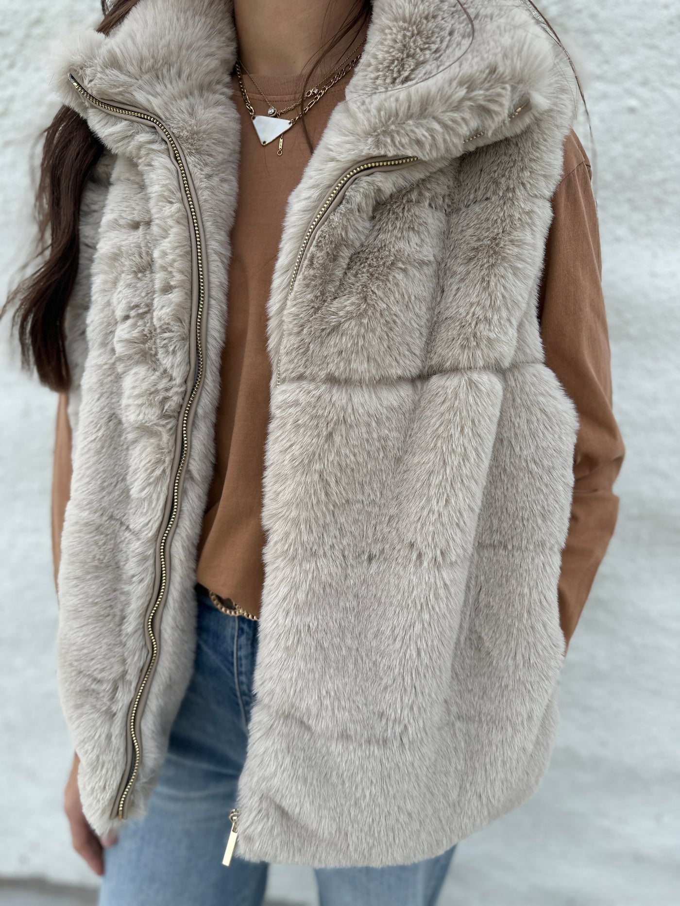 The Vilma Faux Fur Vest