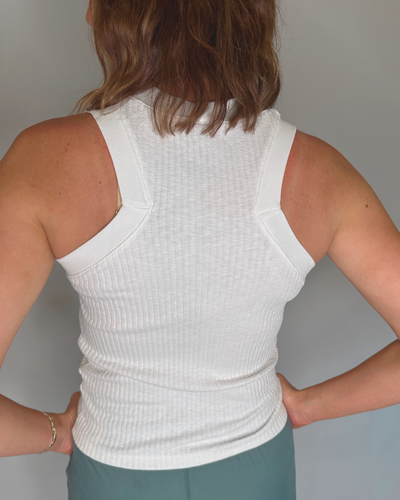 PROJECT SOCIAL T The Player Racerback Rib Tank