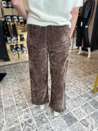 The Rowdy Stretch Velour Pants
