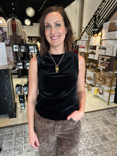 DEAR JOHN The Shaunee Mock Neck Tank