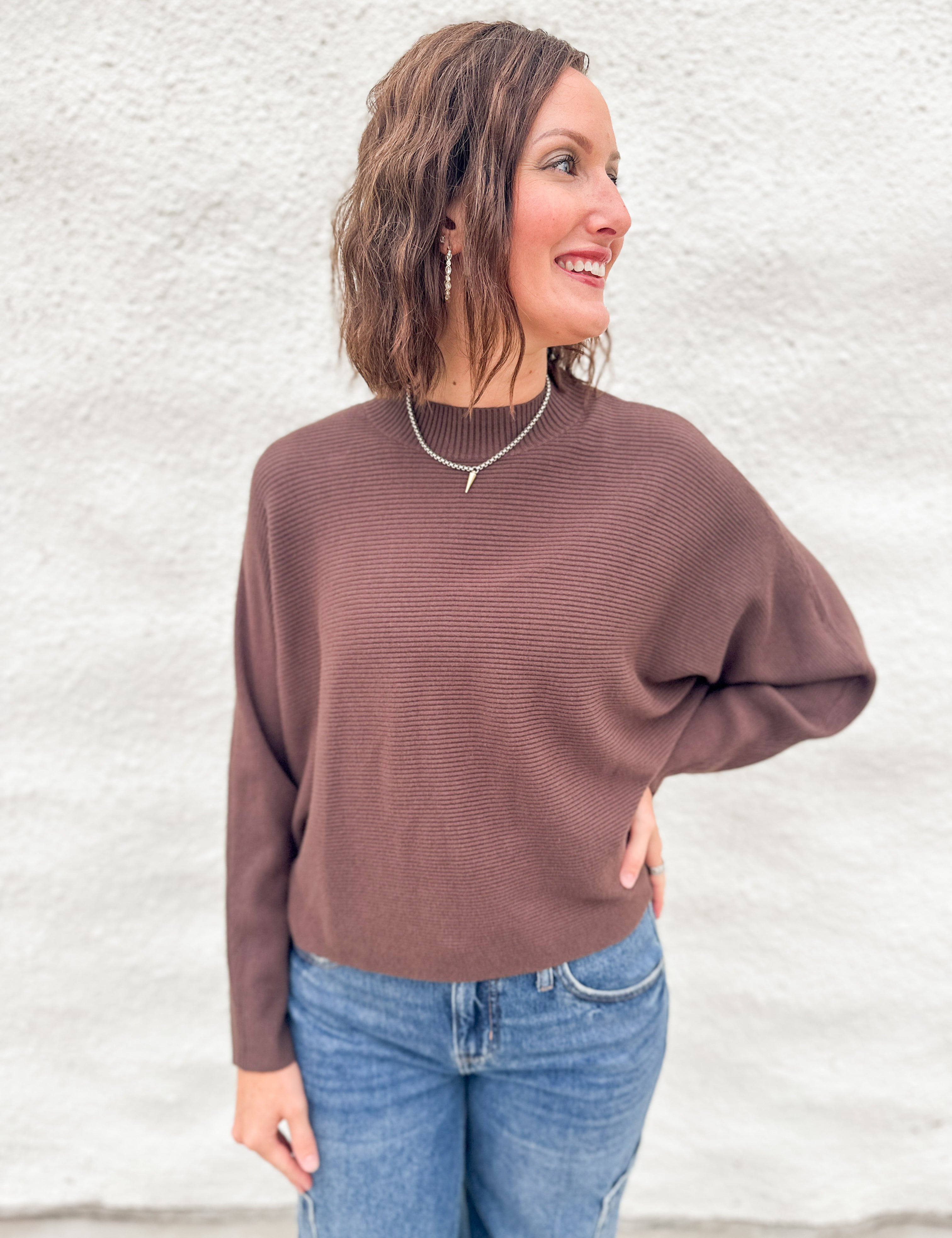 The Ashley Dolman Sleeve Sweater