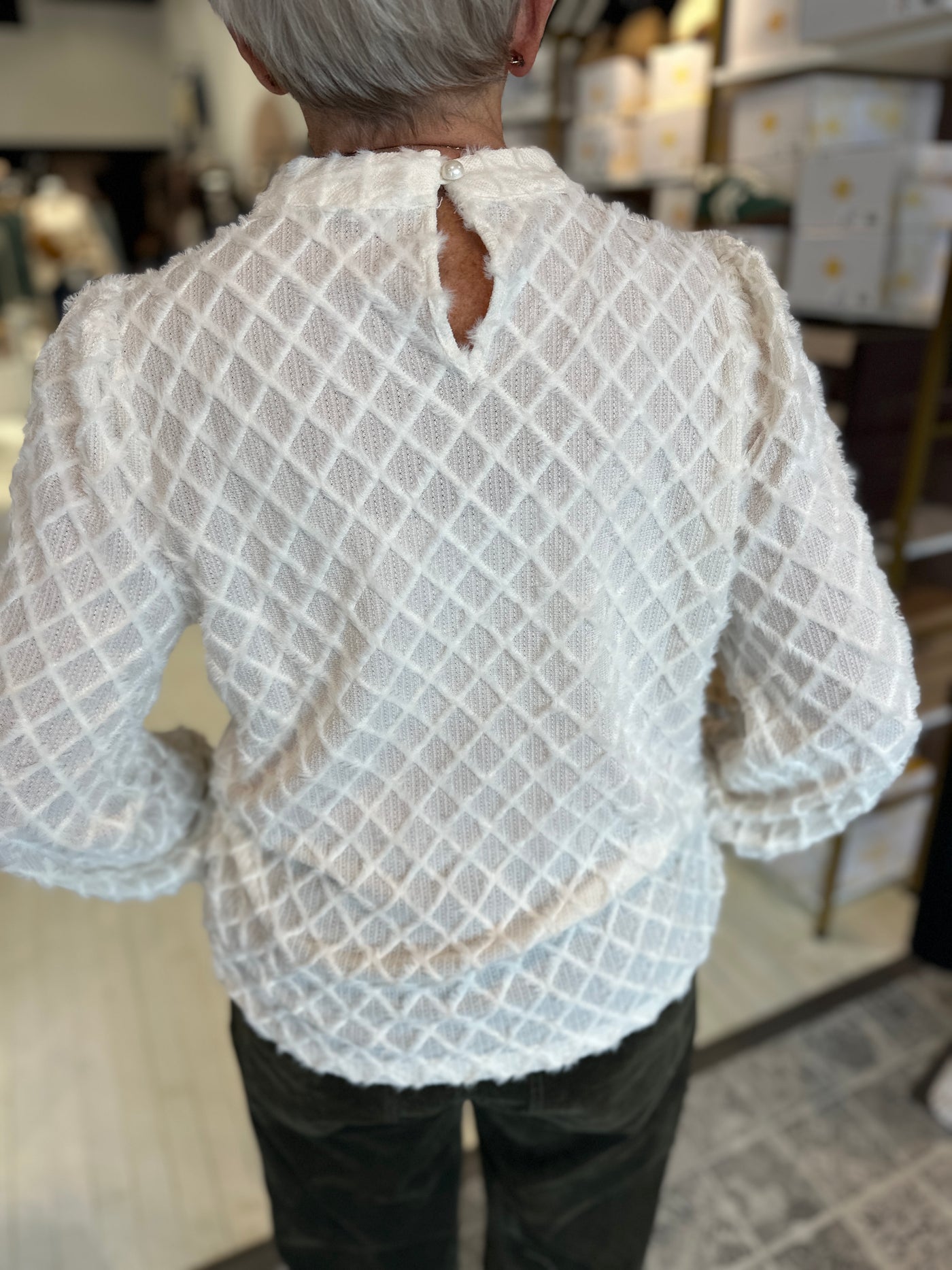 The Karmen Fuzzy Sweater Top