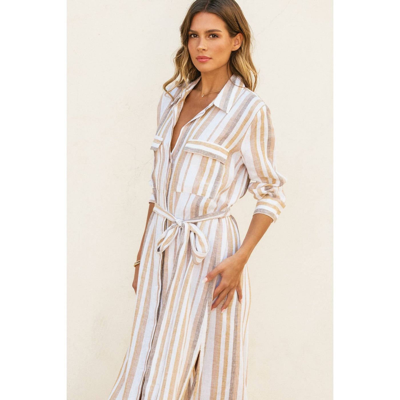 The Malta Maxi Shirt Dress