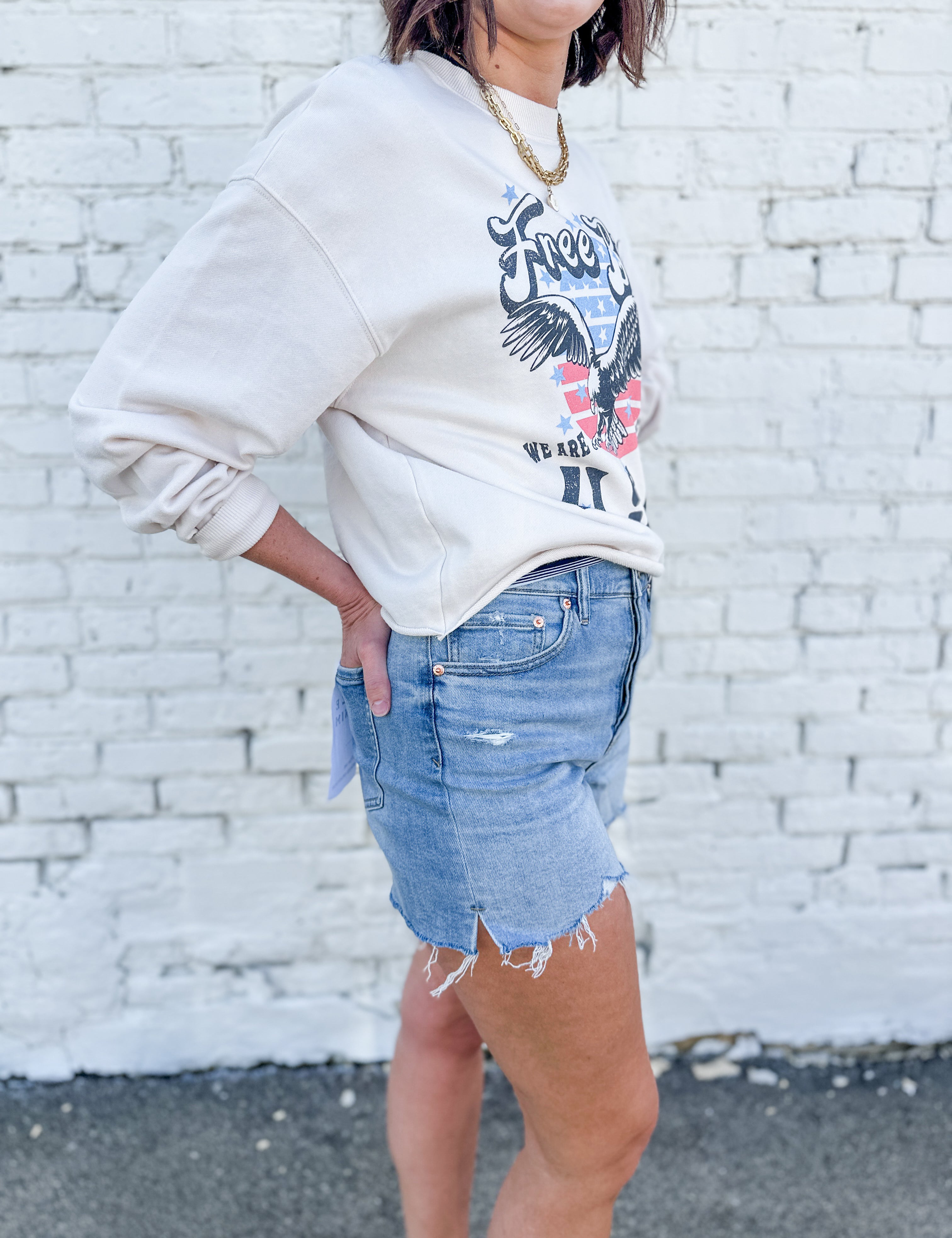 The Bottom Line High Rise Vintage Short by Daze Denim