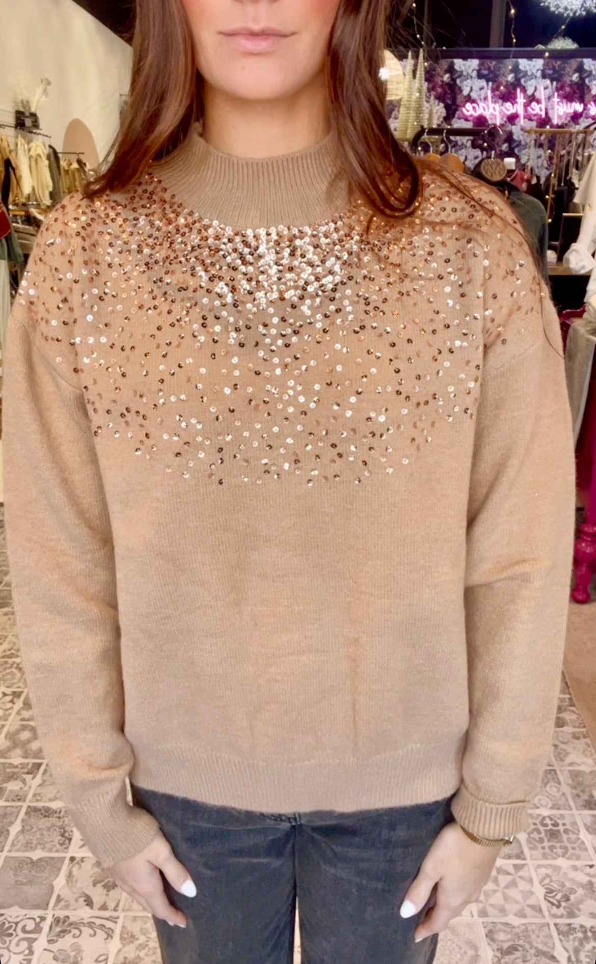 The Stardust Detail Sweater