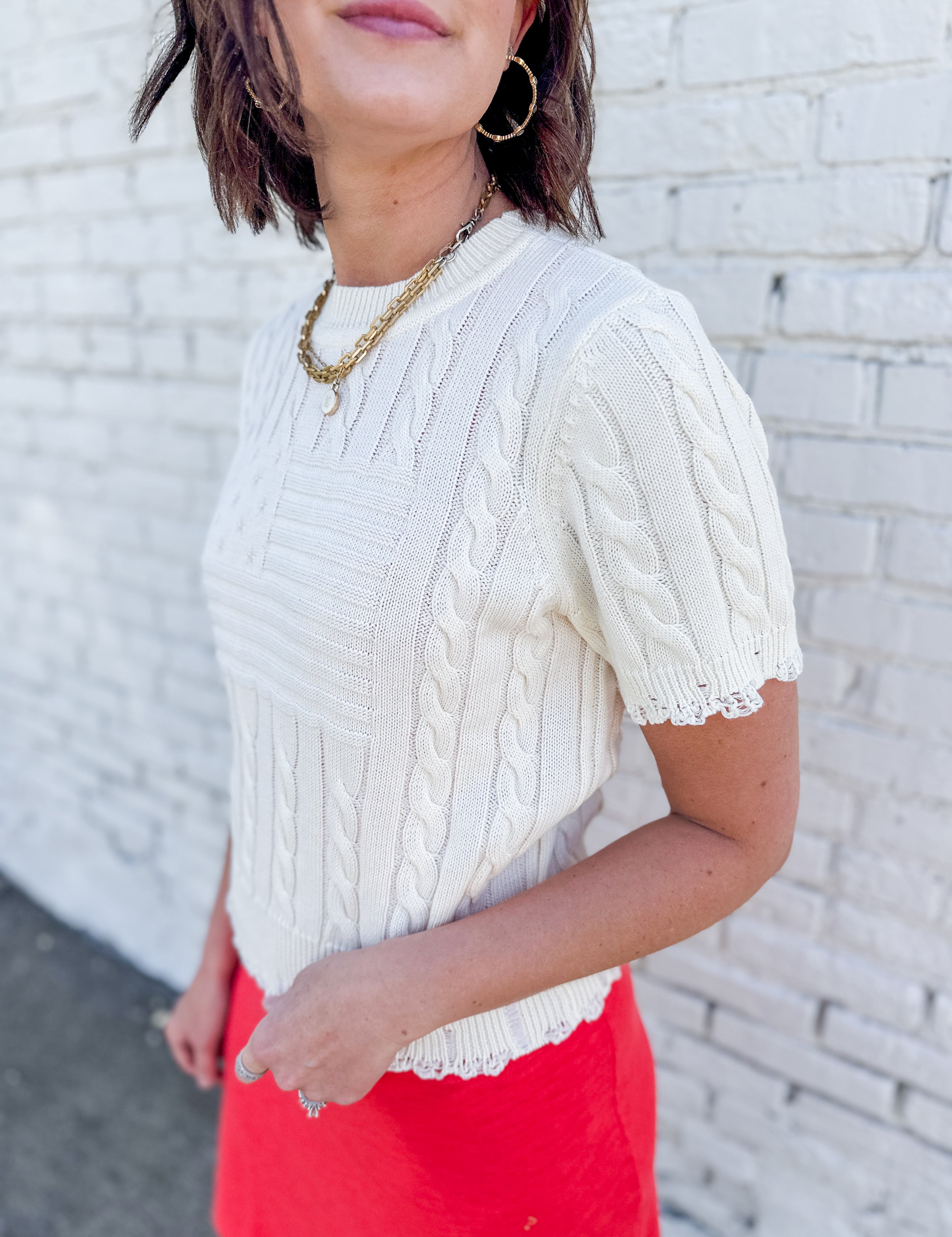 The American Flag Distressed Sweater